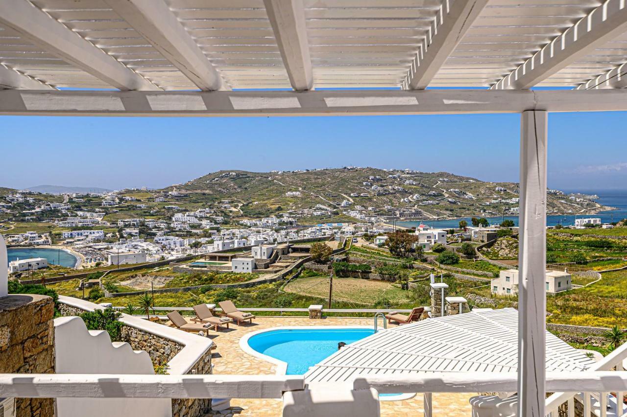9 Muses Villas Mykonos ออร์นอส ภายนอก รูปภาพ