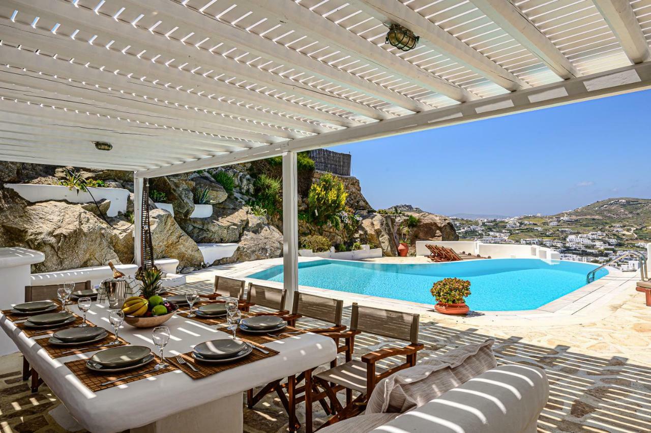 9 Muses Villas Mykonos ออร์นอส ภายนอก รูปภาพ